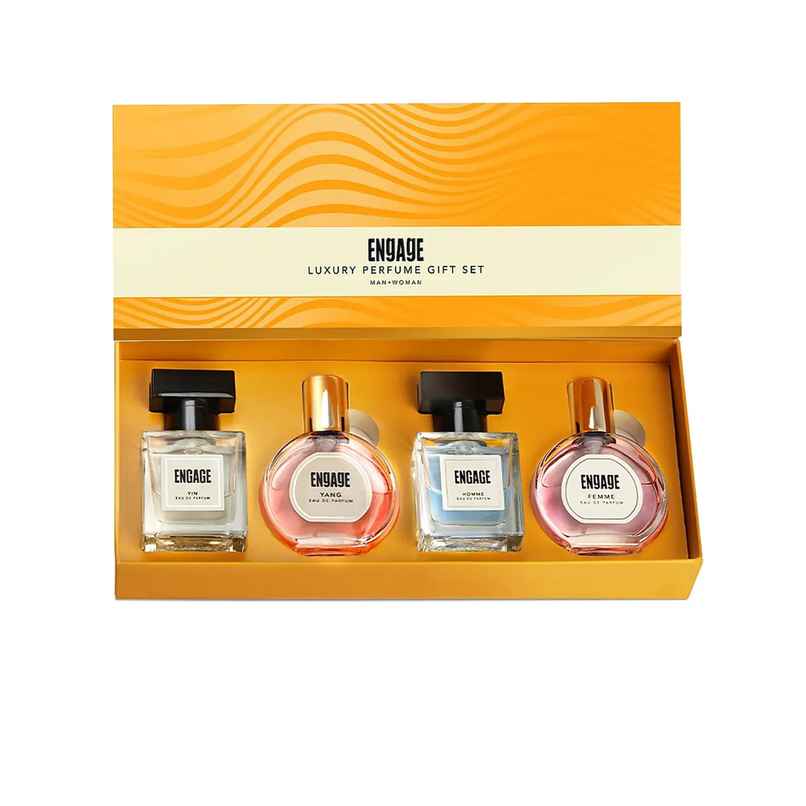 Engage Luxury Perfume Gift Set for Men & Women, Travel Sized, Assorted Pack