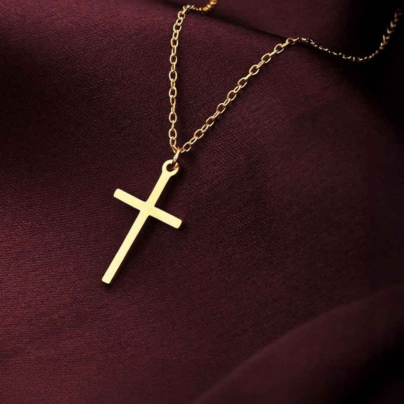 Palmonas Golden Cross Necklace Palmonas Golden Cross Necklace