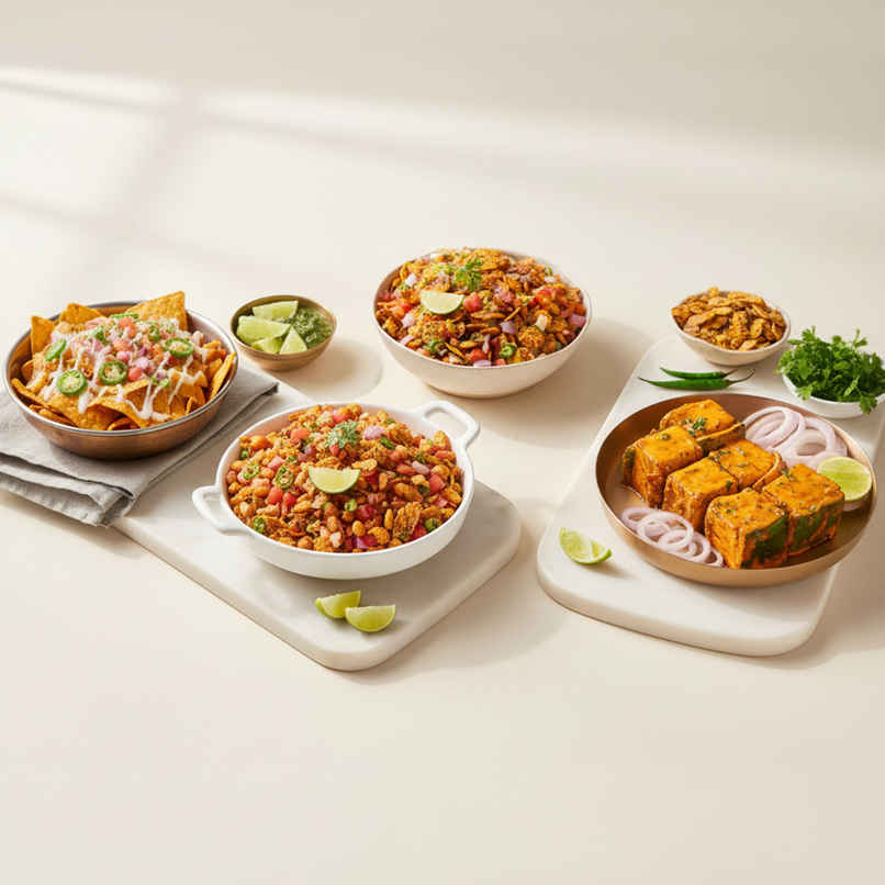 Desi Veg Party Platter