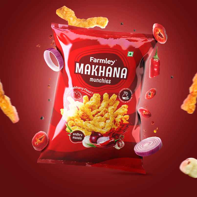 Farmley Makhana Munchies - Andhra Masala