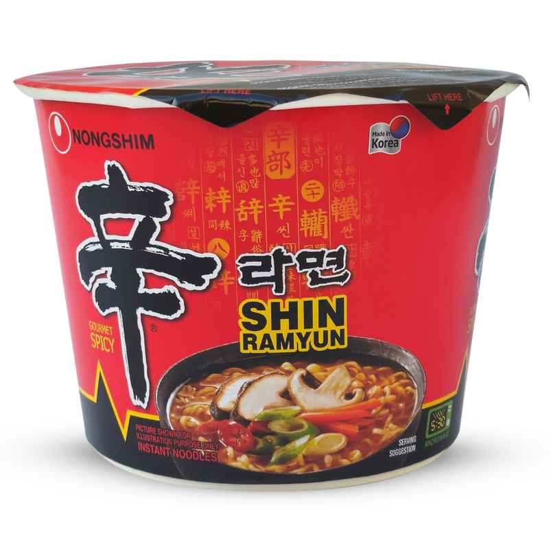 Nongshim Big Bowl Noodles Shin Ramyun Flavour Nongshim Big Bowl Noodles Shin Ramyun Flavour