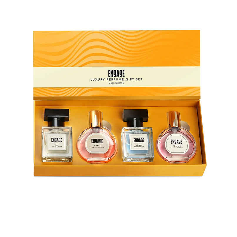 Engage Luxury Perfume Gift Set for Men & Women, Travel Sized, Assorted Pack Engage Luxury Perfume Gift Set for Men & Women, Travel Sized, Assorted Pack