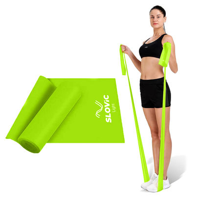Slovic Resistance Band for Exercise, Stretching & Rehabilitation - Light Green
