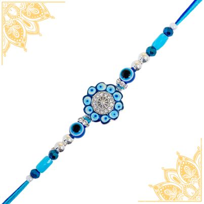 Evil Eye Single Chakra Rakhi (Avyaan Rakhi) Set of 1