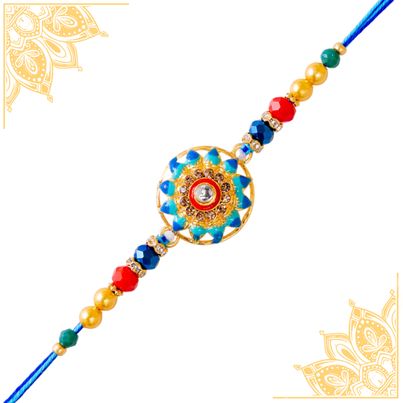 Abstract Single Rakhi (Avyaan Rakhi) Set of 1 Abstract Single Rakhi (Avyaan Rakhi) Set of 1