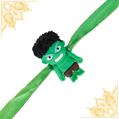 Kids Hulk Playful Cartoon Rakhi (BANDHAN) Kids Hulk Playful Cartoon Rakhi (BANDHAN)