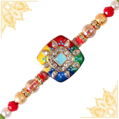 Abstract Single Rakhi (Avyaan Rakhi) Set of 1