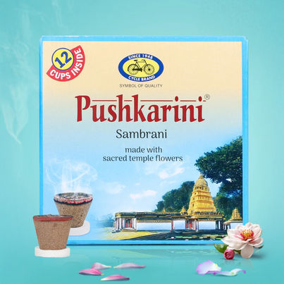 Pure Pushkarini Sambrani Cups| 12 Cups | Cycle Pure Pushkarini Sambrani Cups| 12 Cups | Cycle