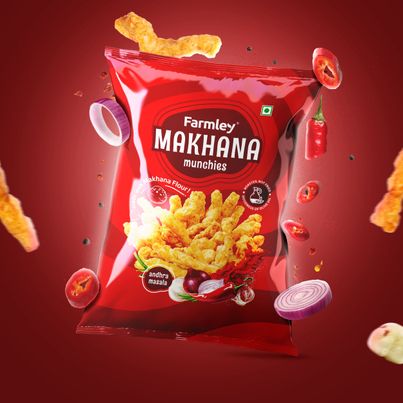 Farmley Makhana Munchies - Andhra Masala