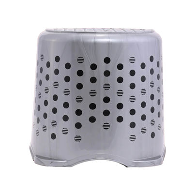 Kuber Industries Stackable Stool for Sitting | Space-Saving for Kitchen & Home | Grey Dot