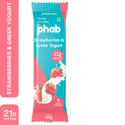 Phab Protein Bar Strawberries & Greek Yogurt protein Phab Protein Bar Strawberries & Greek Yogurt protein