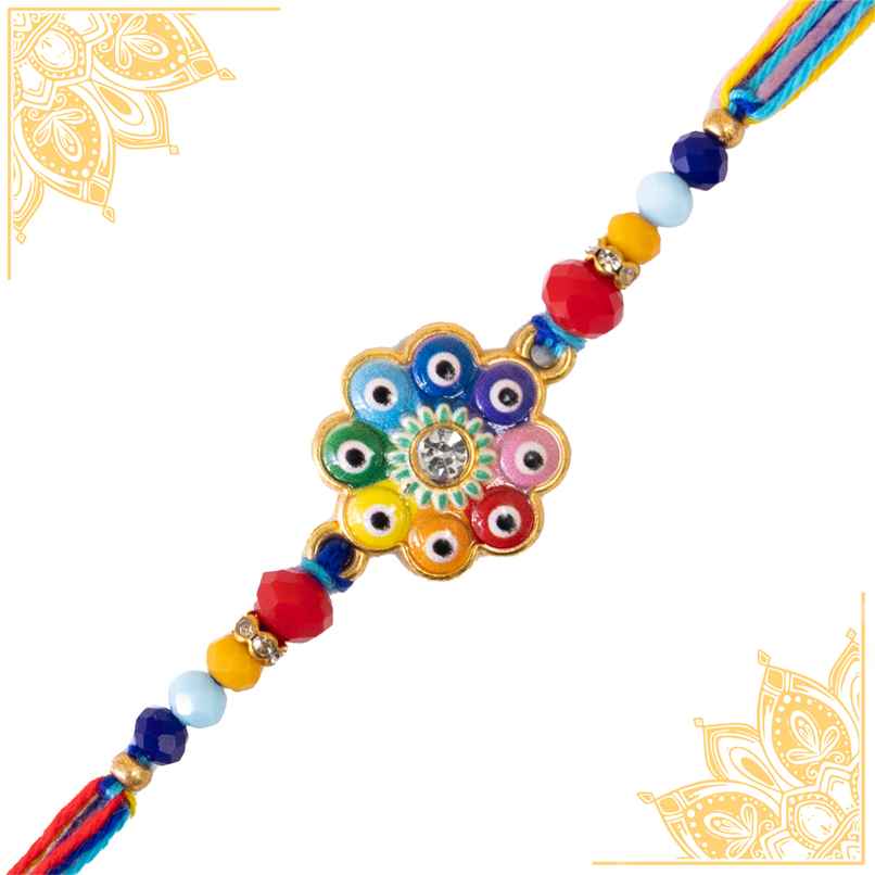 Abstract Single Rakhi (Shree Rakhi) Set of 1