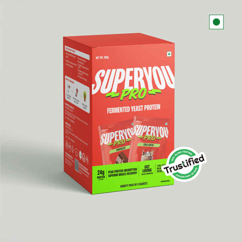 SuperYou Pro Fermented Yeast Protein- Assorted Box | 24g Protein per sachet