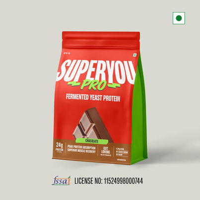 SuperYou Pro Fermented Yeast Protein- Chocolate | 24g Protein Per Scoop