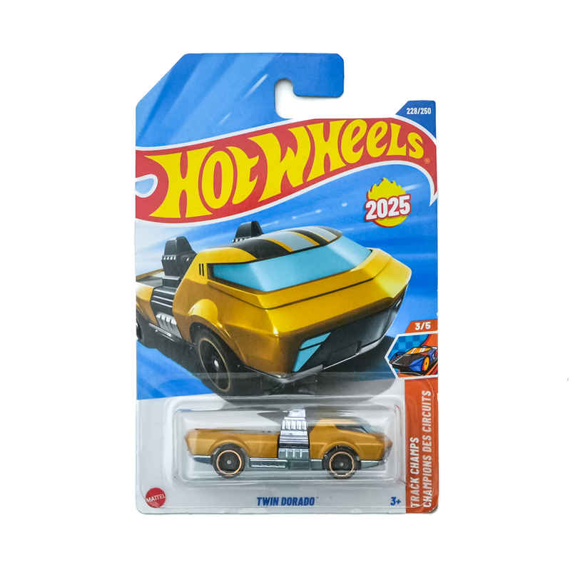 Hot Wheels Worldwide Basic Car | Twin Dorado Race Mashup Toy Car For Kids & Collectors