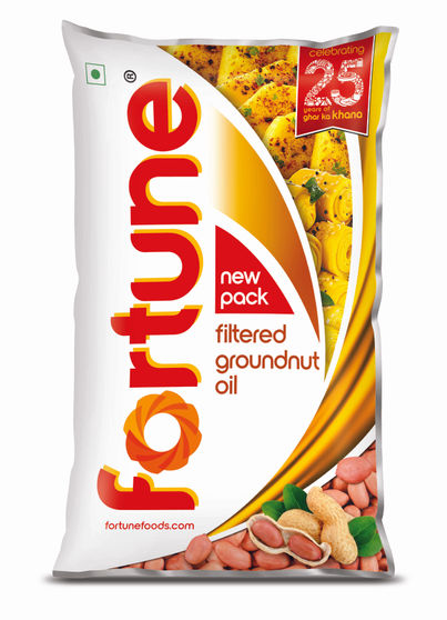Fortune Pure Groundnut Oil Pouch
