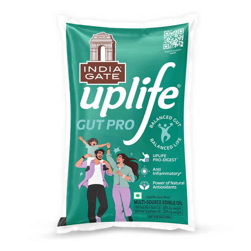 India Gate Uplife Gut Pro Oil | Healthy Cooking Oil India Gate Uplife Gut Pro Oil | Healthy Cooking Oil