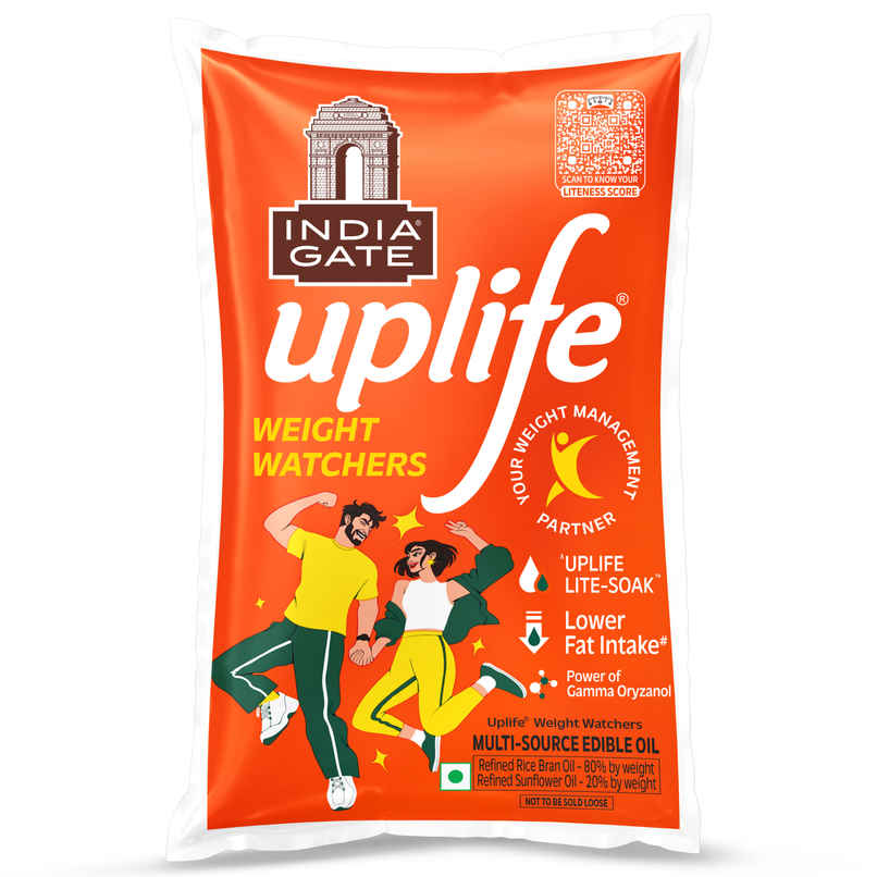 India Gate Uplife Weight Watchers Oil | Light Cooking Oil India Gate Uplife Weight Watchers Oil | Light Cooking Oil