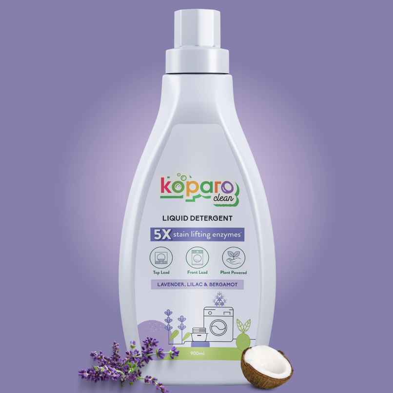 Koparo Clean Lavender & Lilac Front & Top Load Natural Detergent Liquid