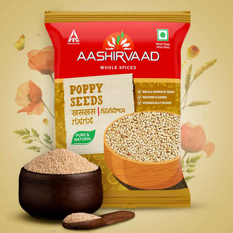 Aashirvaad Poppy / Posto Seeds Whole Spice | Khaskhas