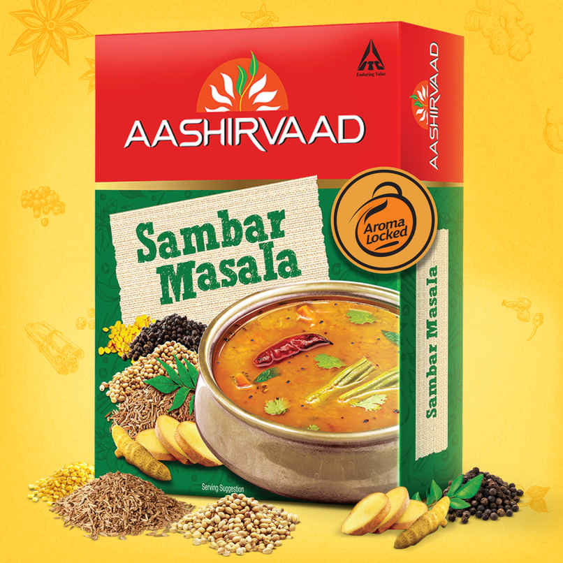 Aashirvaad Sambar Masala | Blended Spice for Authentic Taste and Colour