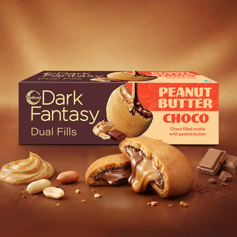 Peanut Butter Choco Dual Fills Biscuit by Sunfeast Dark Fantasy