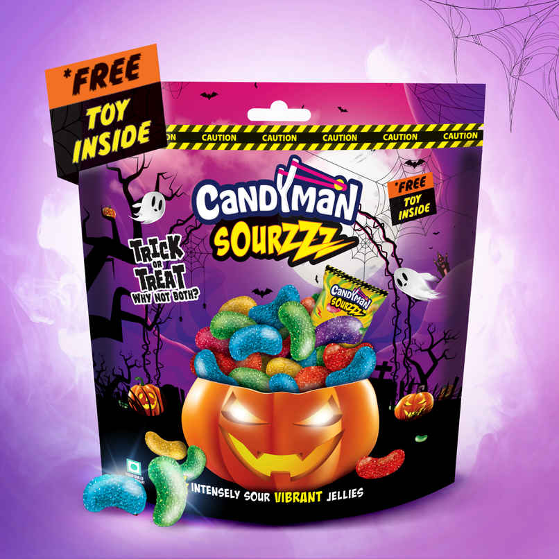 Candyman Sourzzz | Shockingly Sour Candy | Free Toy inside