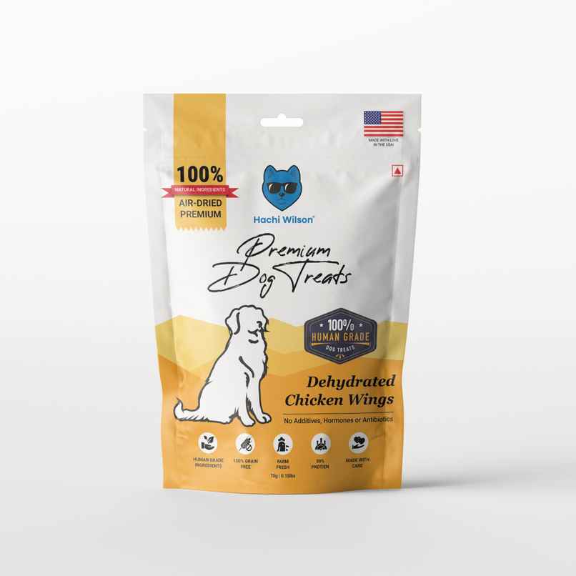Hachi Wilson Premium Dog Treat Dehydrated Chicken Wings