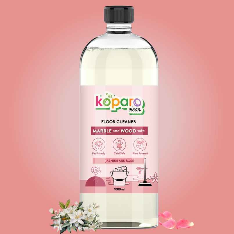 Koparo Clean Jasmine & Rose Floor Cleaner | Marble-Safe & Pet-Safe