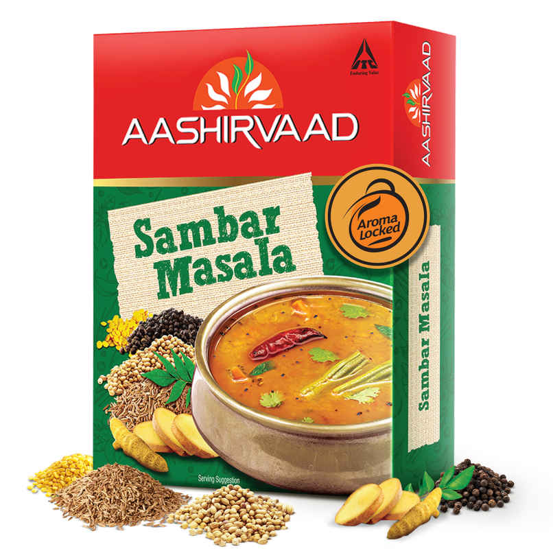 Aashirvaad Sambar Masala | Blended Spice for Authentic Taste and Colour