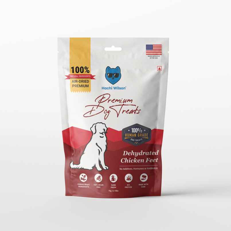Hachi Wilson Premium Dog Treat Dehydrated Chicken Feet Hachi Wilson Premium Dog Treat Dehydrated Chicken Feet