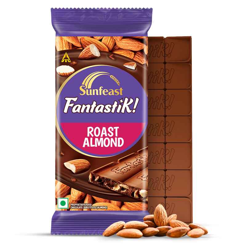 Sunfeast Fantastik Roasted Almond | Nutty & Crunchy