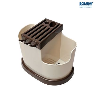 Empty Cutlery Holder | Brown