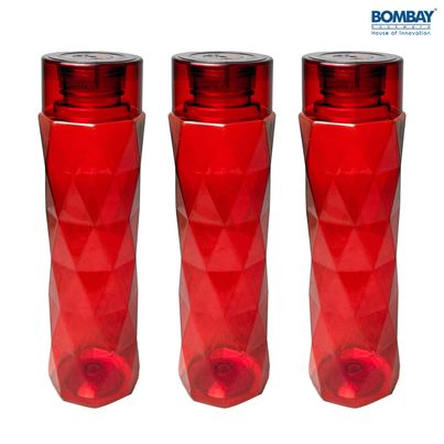 Aqua BPA-free Plastic Water Bottle | Each 1000 ml | Red
