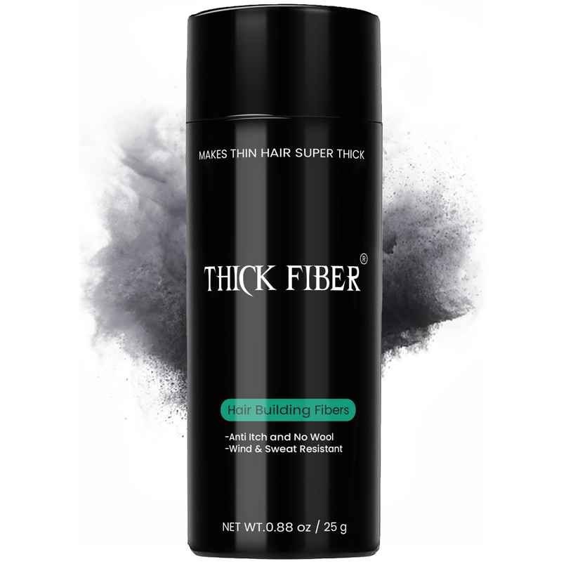 Thick Fiber Black For Thin Or Bald Spots Men And Women