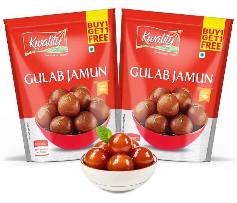 Kwality Instant Gulab Jamun Mix | Buy 1 Get 1 Free