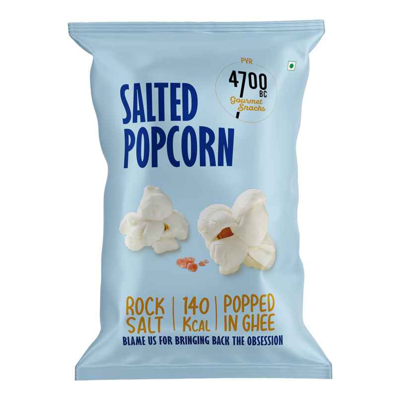 4700BC Salted Popcorn | Rock Salt | Popped in Ghee Jumbo