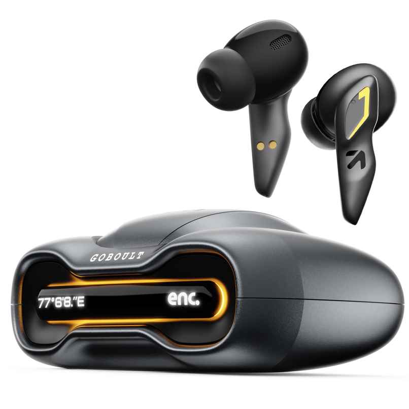 GOBOULT Ember Quad Mic ENC | 48Hrs Battery  |  5.3v Bluetooth | Smoky Metal