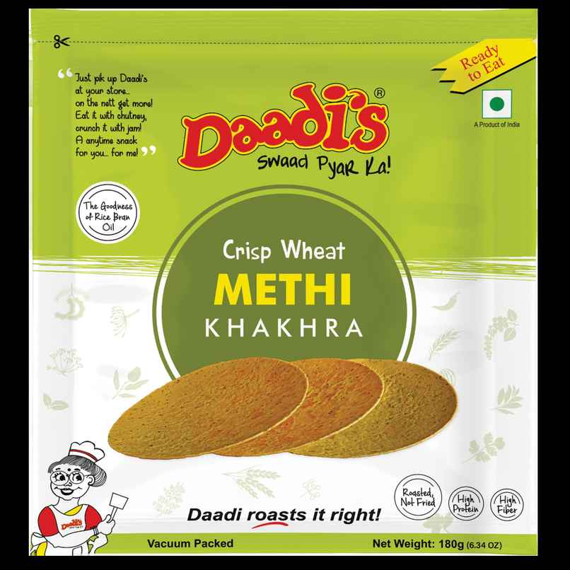 Daadi's Methi Khakhra | Crispy Snack