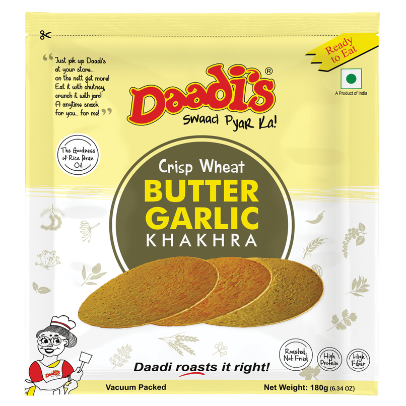 Daadi's Butter Garlic Khakhra