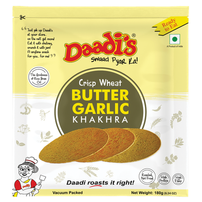 Daadi's Butter Garlic Khakhra