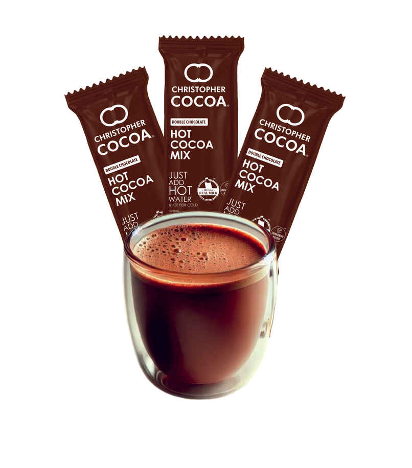 Christopher Cocoa Hot Cocoa Premix (Instant Hot Chocolate) | 3 Sachets