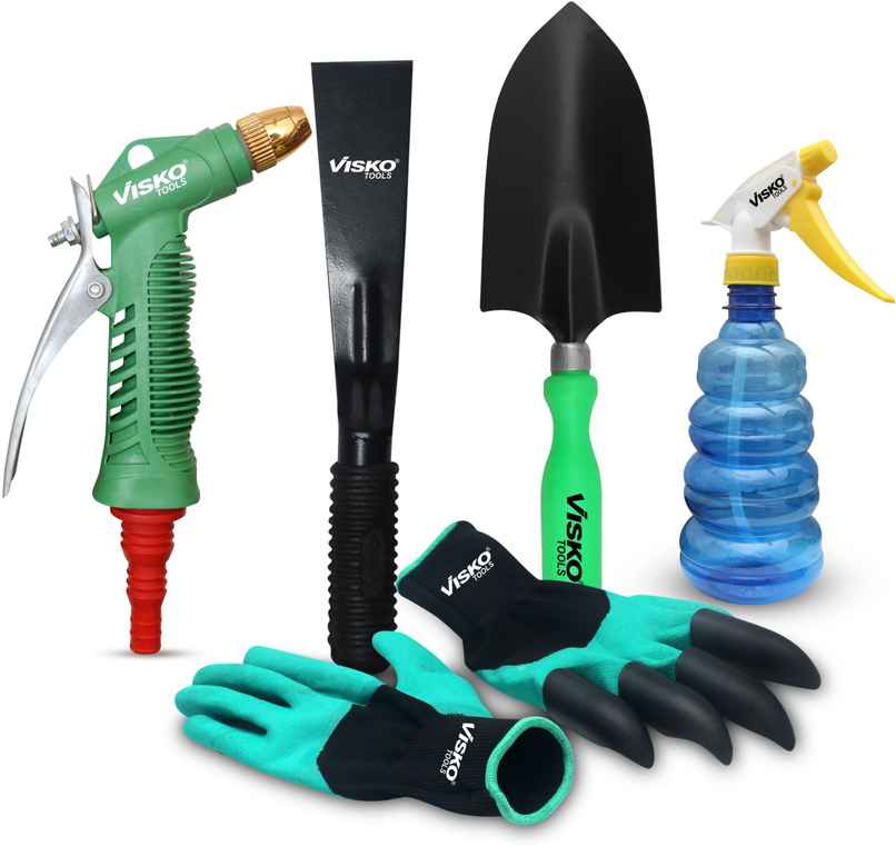 Visko Garden Tools Set With 5 Pieces Garden Tool Kit