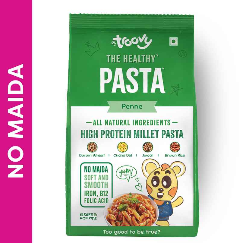 Troovy Healthy High Protein Penne Pasta (No Maida)