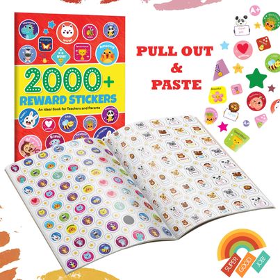 2000+ Reward Stickers Book - Motivational and Fun Sticker Book With Over 2000 Stickers