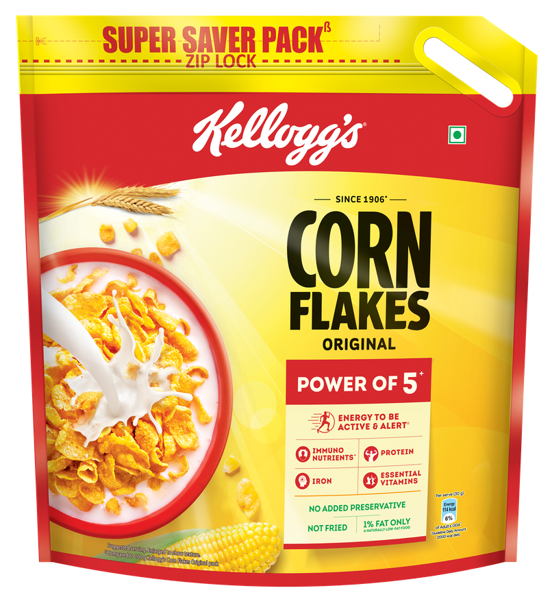 Kellogg's Corn Flakes Power of 5 (Super Saver PacK) Kellogg's Corn Flakes Power of 5 (Super Saver PacK)