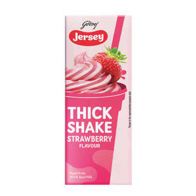 Godrej Jersey Thick Shake Strawberry Godrej Jersey Thick Shake Strawberry