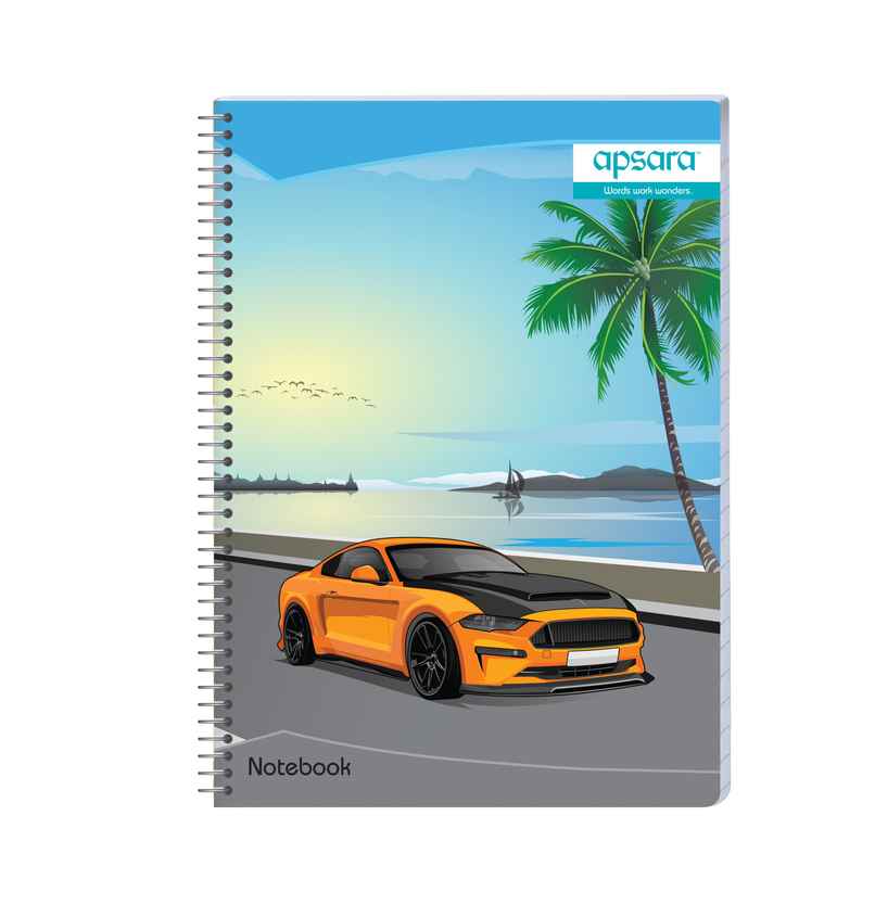 Apsara Spiral Notebook 1 Subject 24 x 18 200Pages Unruled 60gsm (Covers May Differ) Apsara Spiral Notebook 1 Subject 24 x 18 200Pages Unruled 60gsm (Covers May Differ)