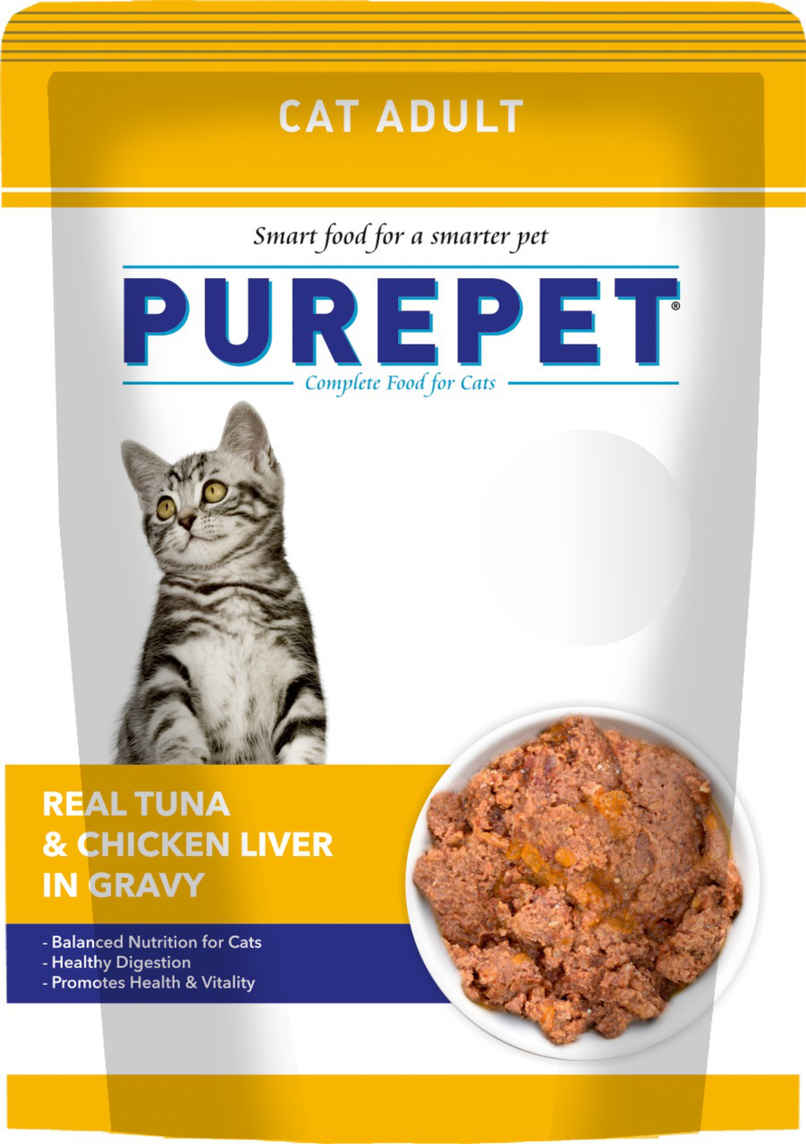 Purepet Cat Real Tuna in Gravy Wet Food