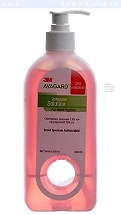 3M Avagard Chg Handrub Antiseptic Solution Pink